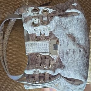 Jimmy Choo Snakeskin Shoulder Bag